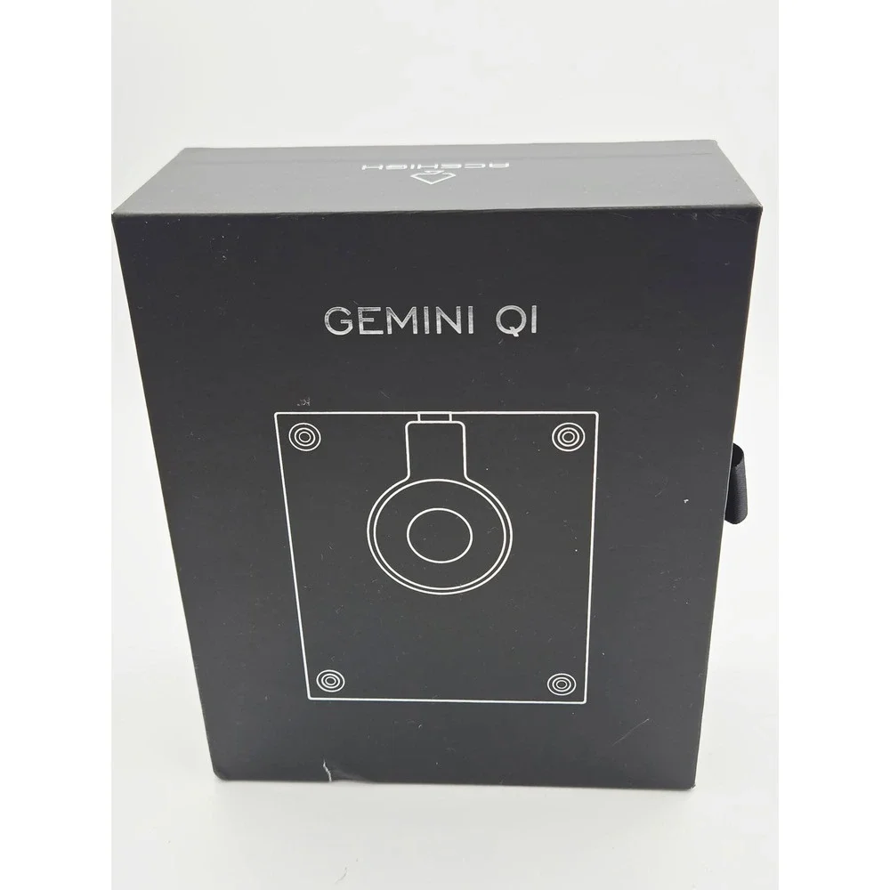 Acehigh Gemini Qi 15W Wireless Charger Transparent Acrylic Clear Fast Charging